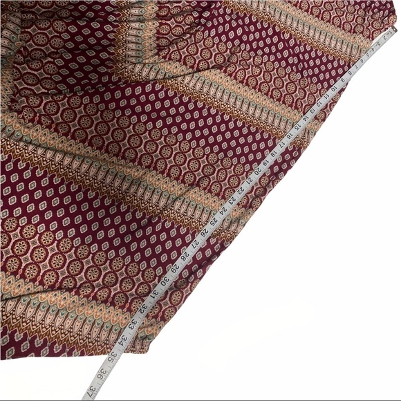 Maurice’s maxi Dress Sleeveless Adjustable straps Handkerchief hem size 0X - Picture 8 of 11